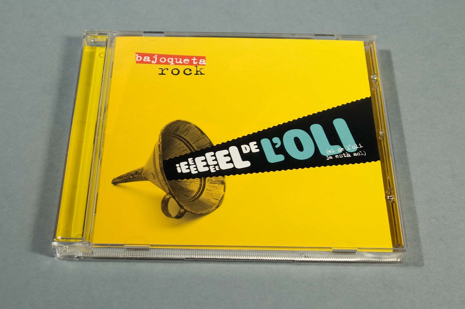 Diseño CD Bajoqueta rock "el del oli"