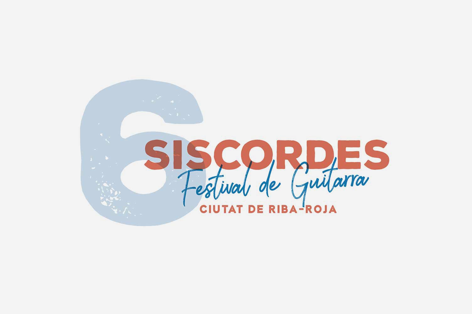 Diseño de logotipo Siscordes-festival de guitarra Riba-roja