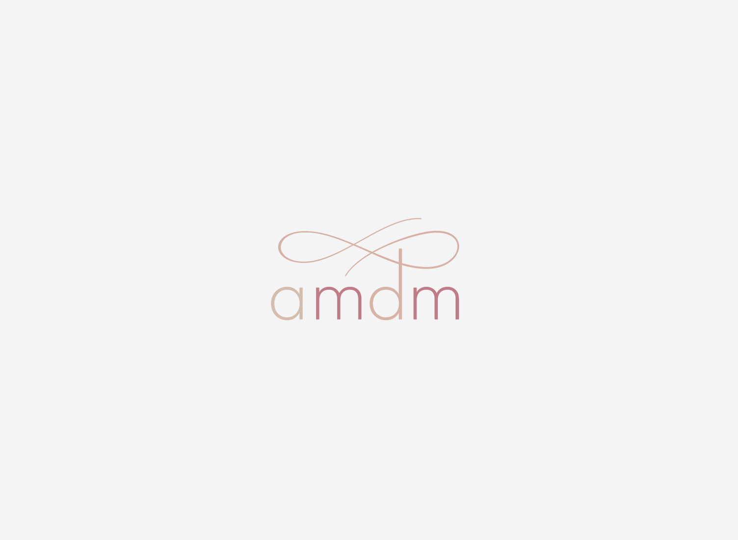 Diseño de logotipo amdm para amadamadrina